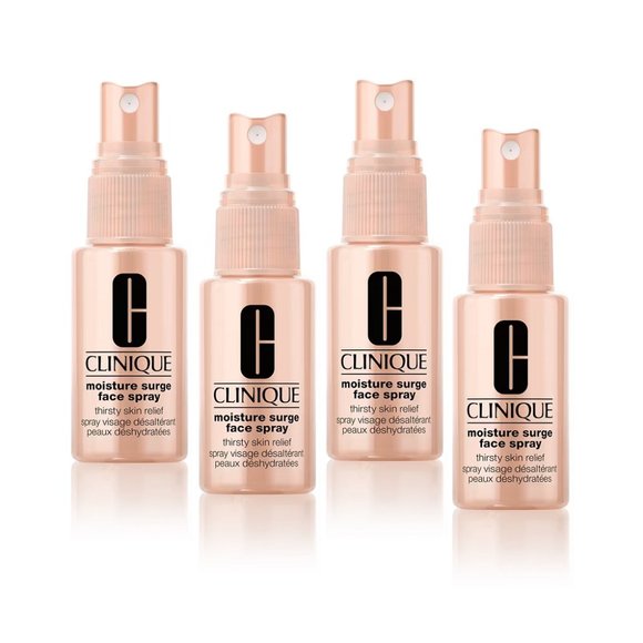 Clinique Other - CLINIQUE Moisture Surge Face Spray Thirsty Skin Relief Travel Size Bundle of 4
